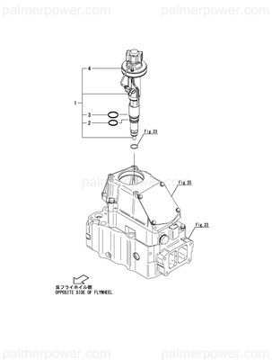 Order YANMAR 148661-53010 Injector, Fuel