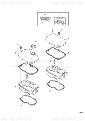 Order YANMAR 165000-50570 Gasket