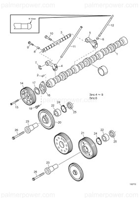 Order YANMAR 165000-33850 Camshaft
