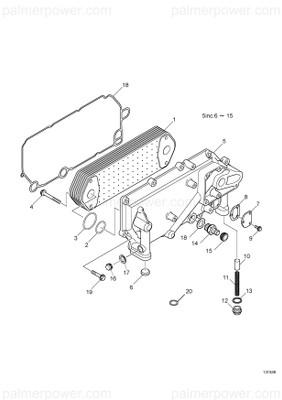 Order YANMAR 165001-26320 Cover, Cooler