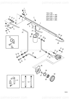 Order YANMAR 165000-35990 Pipe, Fuel