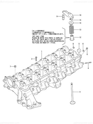 Order YANMAR 165001-39240 Stud, M7X65