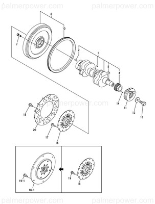 Order YANMAR 129004-21002 Crankshaft Assy