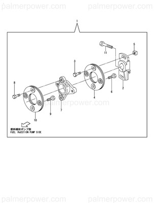 Order YANMAR 128625-51580 Coupling