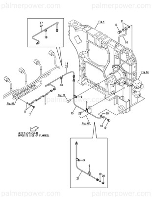 Order YANMAR 43730-014240 Fitting, Clamp 6X2