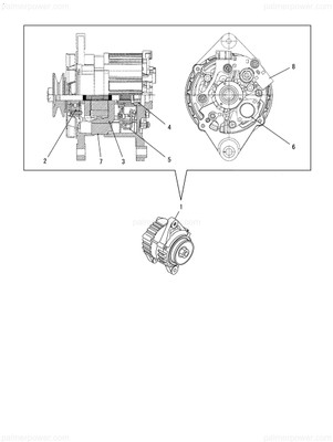 Order YANMAR 129908-77250 Alternator, 24V-45A