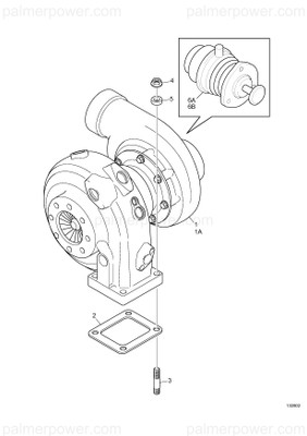 Order YANMAR 165000-72870 Turbine