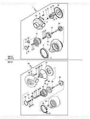Order YANMAR 127695-18020 Turbocharger, Ta51