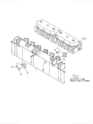 Order YANMAR 126660-13230 Gasket, Cover