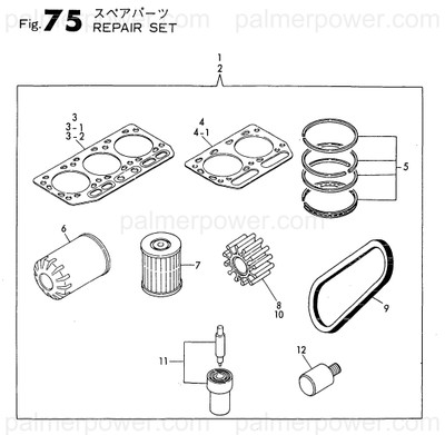 Order YANMAR 121370-01340 Gasket, Head