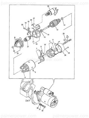 Order YANMAR 127610-77020 Motor, Starter