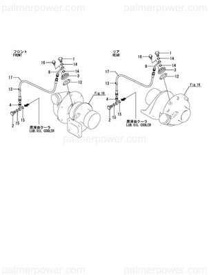 Order YANMAR 126677-39510 Flange, Turbine