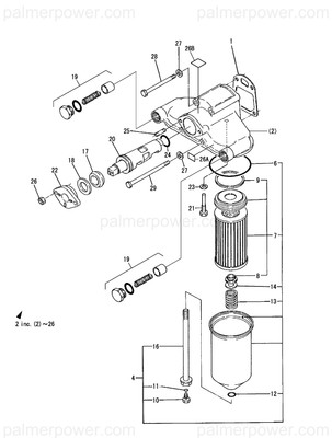 Order YANMAR 726630-35550 Strainer Assy, Oil