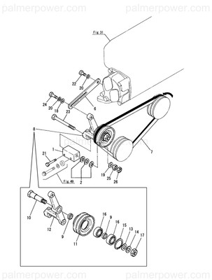 Order YANMAR 127610-77250 Bracket, Alternator