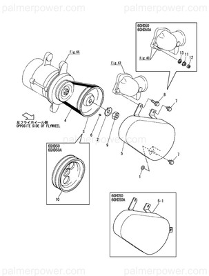 Order YANMAR 25132-002700 V-Belt, A27