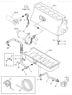 Order YANMAR 119574-39152 Pipe Assy, Cooler