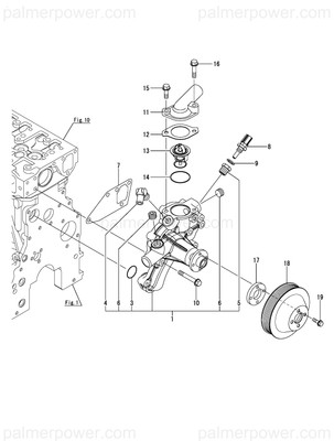 Order YANMAR 129271-42351 Pulley, Pump 6Pk