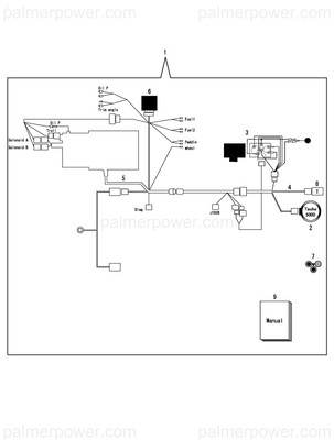 YANMAR 119578-66760 Harness, Adopt Nmea | PalmerPower
