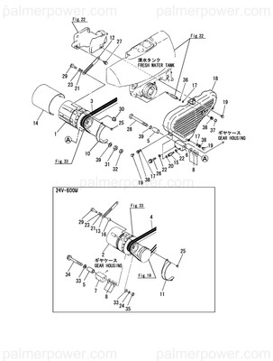 Order YANMAR 25132-004000 V-Belt, A40