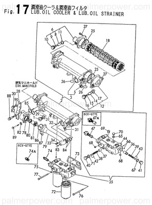 Order YANMAR 127695-33500 Cooler Assy, Oil