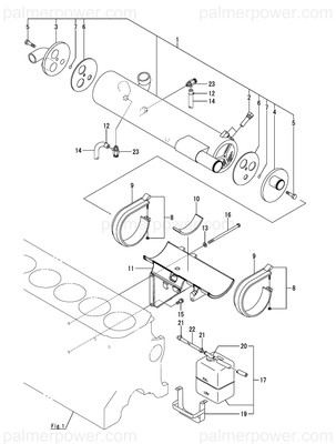 Order YANMAR 119574-44200 Cover Assy