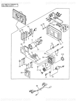 Order YANMAR 120324-91610 Bezel, Stop Switch