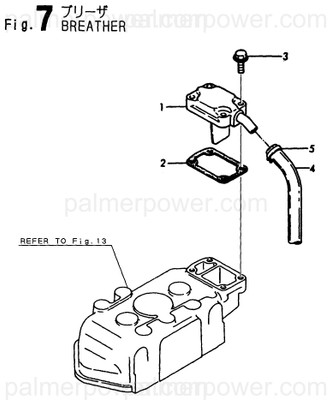 Order YANMAR 128270-03200 Pipe, Breather