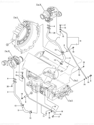 Order YANMAR 119798-39220 Hose, Oil Return