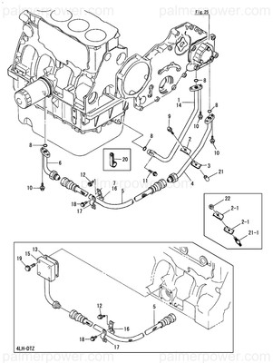 Order YANMAR 119173-39500 Retainer, Hose A