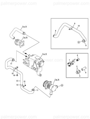 Order YANMAR 129171-49900 Joint, Water Pump In