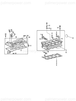 Order YANMAR 120670-11240 Gasket, Cam Cap