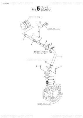 Order YANMAR 119593-03140 Joint, Breather