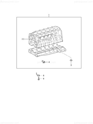 Order YANMAR 119770-00110 Gasket, Block