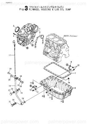 Order YANMAR 129195-01750 Gasket, Oil Pan