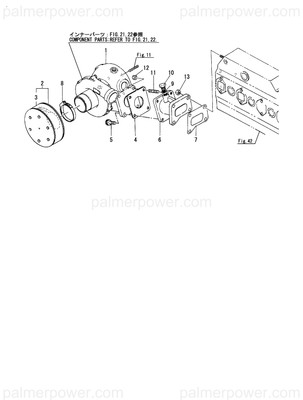 Order YANMAR 119174-18062 Bracket, Turbine
