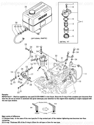 Order YANMAR 121370-55601 Strainer Assy, Fuel
