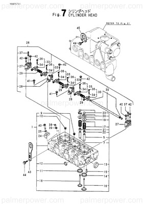 Order YANMAR 129270-11900 Retainer, Valve