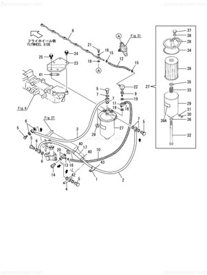 Order YANMAR 119574-55650 Bracket, Filter