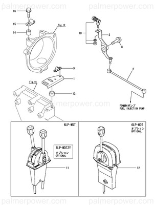 Order YANMAR 119773-67150 Rod, Control