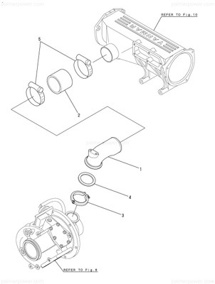 Order YANMAR 119574-18250 Hose, Air Duct