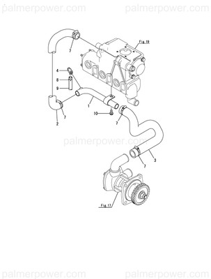 Order YANMAR 129170-49010 Pipe, Sea Water A