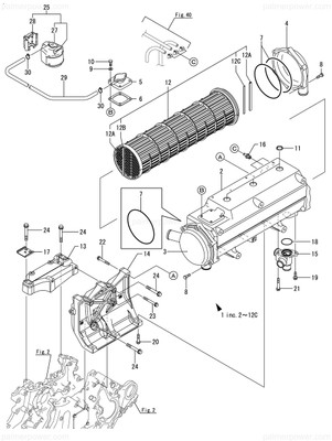 Order YANMAR 119798-44410 Seal, Division Rib
