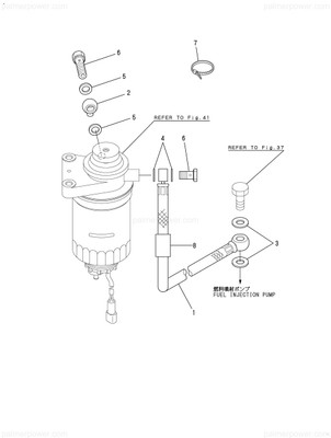 Order YANMAR 119773-59101 Pipe Assy, Fuel