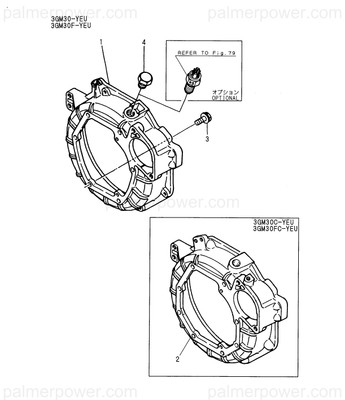 Order YANMAR 128170-01600 Flange, Mounting
