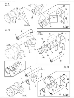Order YANMAR 119171-13490 Elbow Assy, Mixing