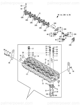 Order YANMAR 119581-11200 Arm Assy, Rocker