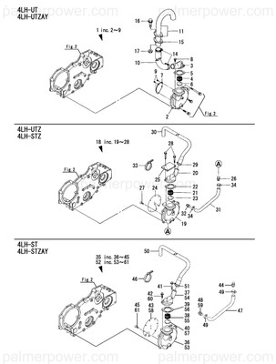 Order YANMAR 119187-01930 Cover, Timer