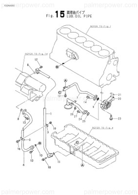Order YANMAR 119593-39150 Pipe Assy, Oil