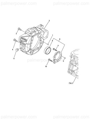 Order YANMAR 129670-01601 Housing, Flywheel