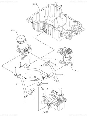 Order YANMAR 119798-39081 Pipe Assy, Filter In